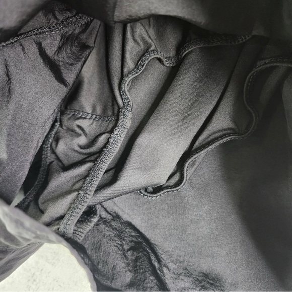 Free People Gathered Waist Black Shorts - Picture 2 of 3